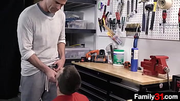 The Best Gay Version of Taboo Family Porn - Peter Pounder & President Oaks in "Stepdad's Tool Bench"